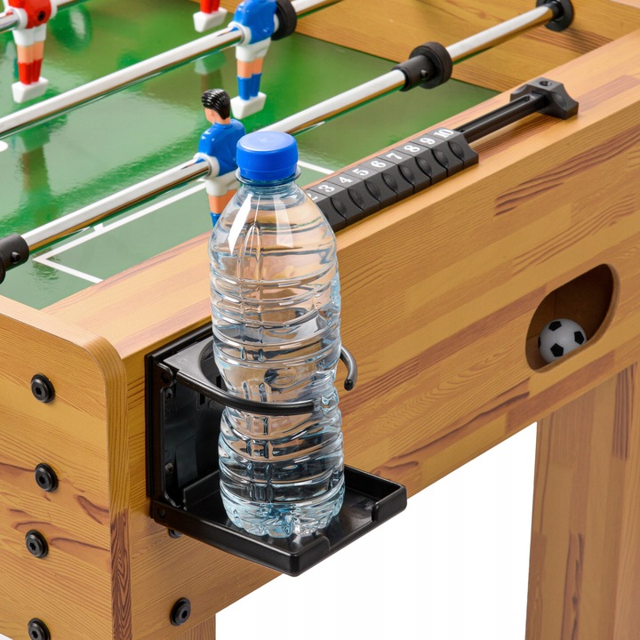 DUŻY STÓŁ DO PIŁKARZYKÓW PIŁKARZYKI METEOR 121x61x80 cm 4-4-2 MDF LAMINAT