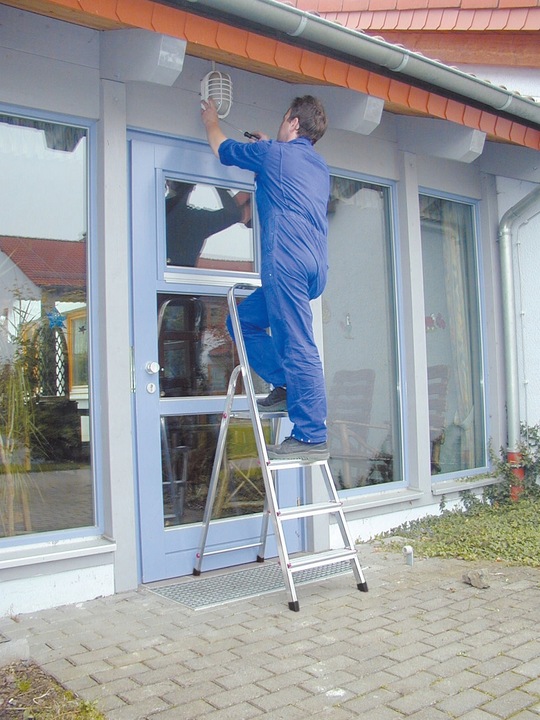 Drabina aluminiowa domowa Krause Corda 4 stopniowa