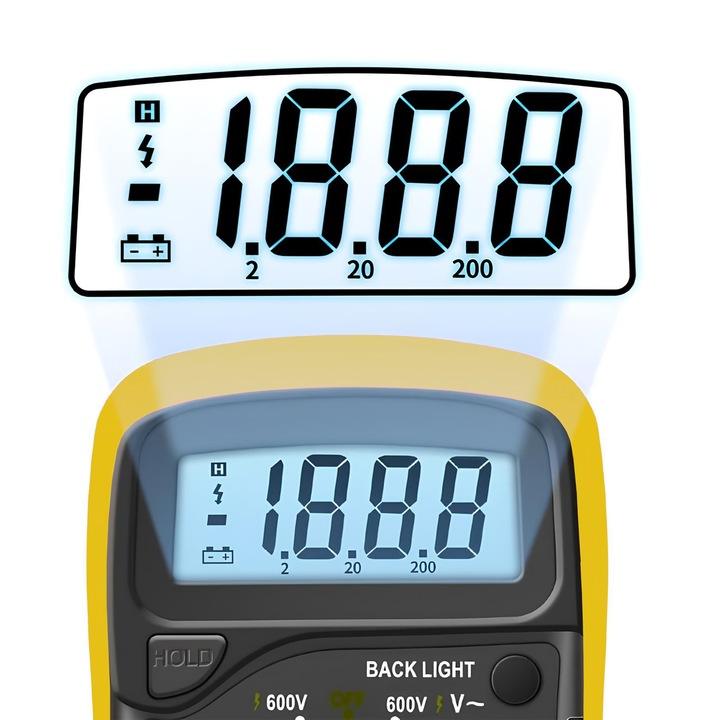 PROFESJONALNY MIERNIK CYFROWY MULTIMETR PRĄDU NAPIĘCIA UNIWERSALNY