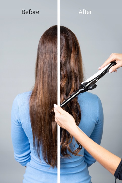 Lokówka do Włosów Długich Krótkich CERAMICZNA STOŻKOWA LOKI First