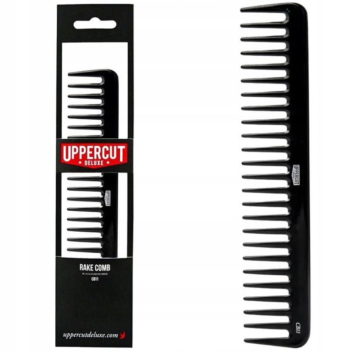 Męski grzebień do włosów UPPERCUT DELUXE Rake Comb CB11 Łatwe Rozczesywanie