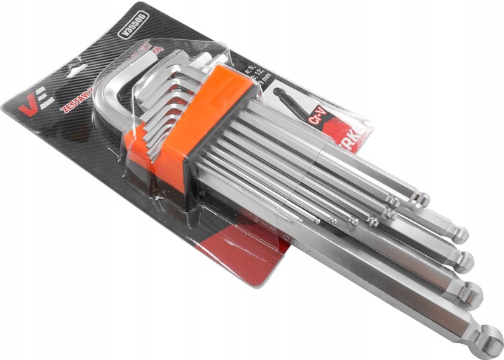 DUŻE KLUCZE IMBUSOWE ZESTAW IMBUSÓW KLUCZY IMBUSOWYCH IMBUSY Z KULKĄ 2-19mm