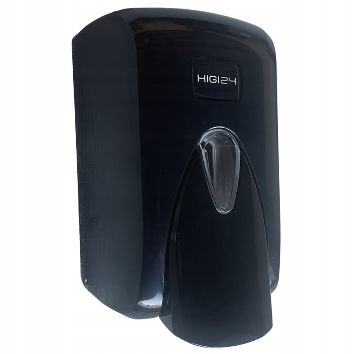 Dozownik Podajnik Dyspenser mydła w płynie 500 ml Czarny Ścienny ATEST PZH