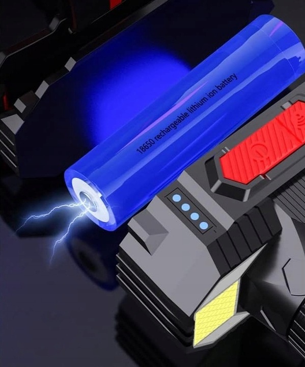 MOCNA LATARKA CZOŁOWA 1000lm 10W CZOŁÓWKA 6 TRYBÓW AKUMULATOR 500m ZOOM MOC