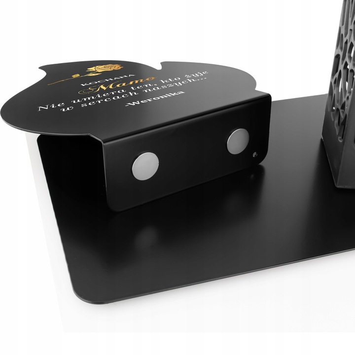 Znicz Solarny na Grób Mamy Taty Dekoracja z Dedykacją Wszystkich Świętych