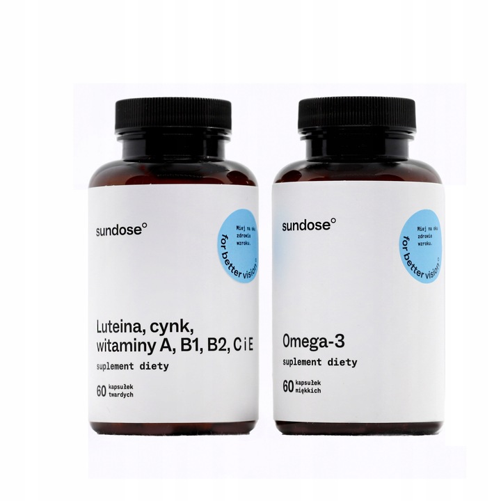 Suplement wzrok oczy luteina witamina A sundose