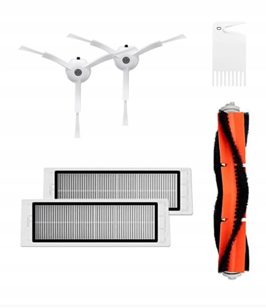 ZESTAW FILTRY SZCZOTKI do XIAOMI Mi ROBOROCK S5 S51 S50 S6 S55 S60 E4