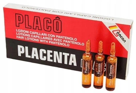PLACENTA PLACO AMPUŁKI NA POROST WŁOSÓW 12x10ML