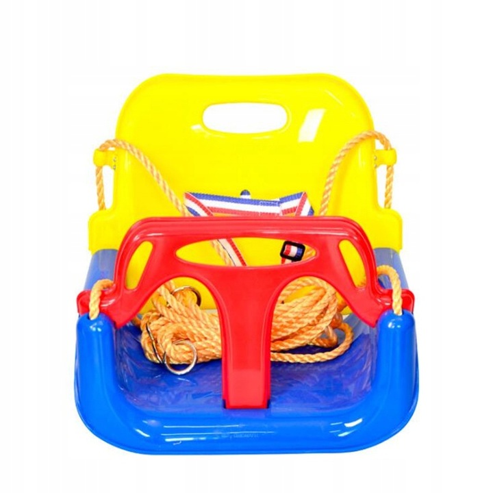 Huśtawka Ogrodowa Modułowa domowa dla Dzieci 3w1 Mocna na Linach Bezpieczna