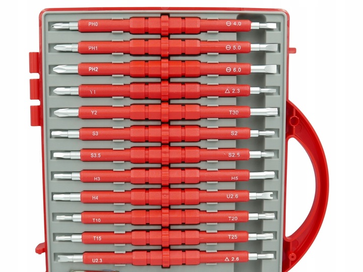 ZESTAW WKRĘTAKÓW ŚRUBOKRĘTY IZOLOWANE 25 ROZMIARÓW + WALIZKA DLA