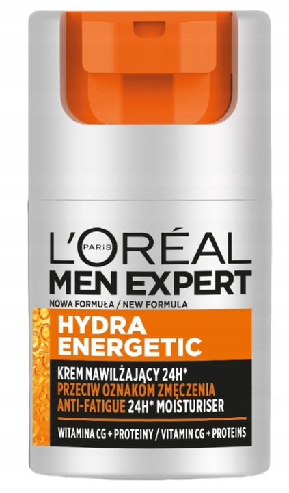 Loreal Men Expert Hydra Energetic Krem Do Twarzy Dla Mężczyzn 5Działań 50ml