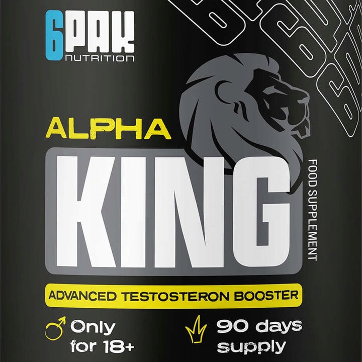 TESTOSTERON Booster Complex 6 Składników Alpha KING Libido Potencja