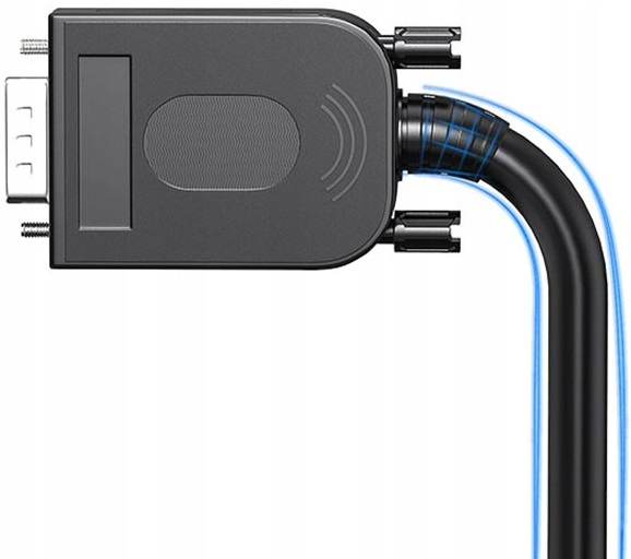 ADAPTER MĘSKI DB9 RS232 REDUKTOR KONWERTER NA KABEL D-SUB ROZBIERALNY