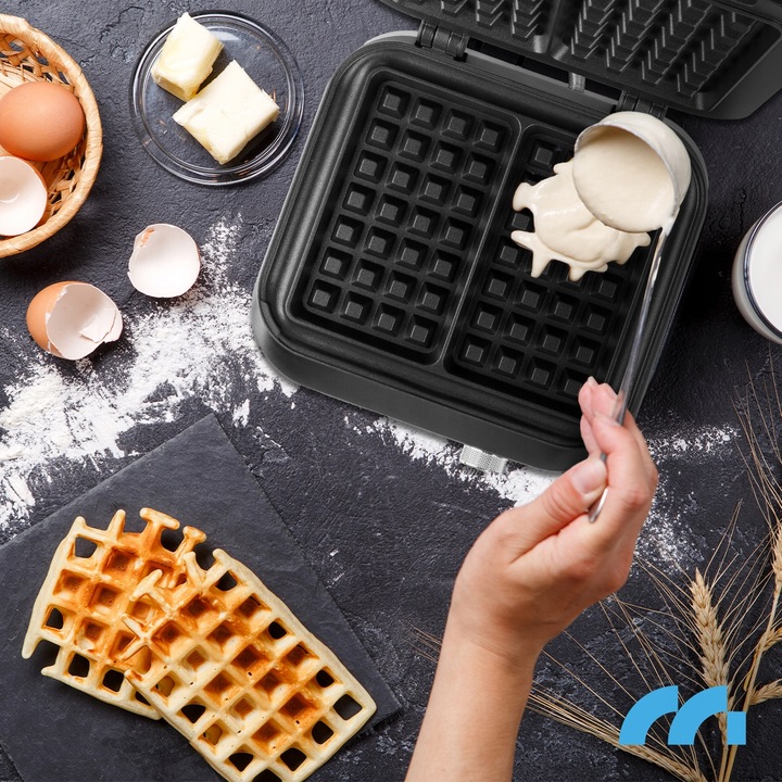 GOFROWNICA DUŻE GOFRY REGULACJA TEMPERATURY DŹWIĘK MOCNA 2200W