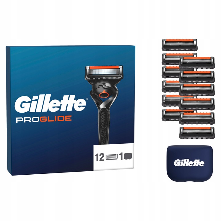 Gillette ProGlide Wkłady wymienne do maszynki 12 sztuk