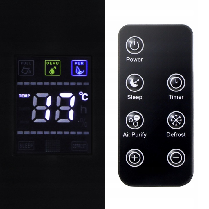 DUŻY OSUSZACZ POWIETRZA POCHŁANIACZ WILGOCI OCZYSZCZACZ UV CICHY XXL