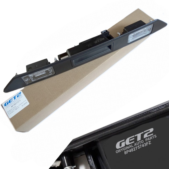 Podświetlenie Rejestracji listwa Blenda do AUDI A3 8P A4 B6 A4 B7 Avant