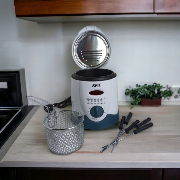 FRYTKOWNICA TRADYCYJNA OLEJOWA + WIDELCE FONDUE 1L