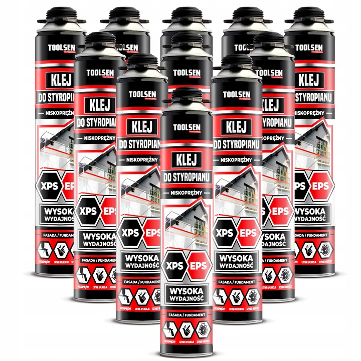 Piano KLEJ DO STYROPIANU EPS XPS Piana ZESTAW