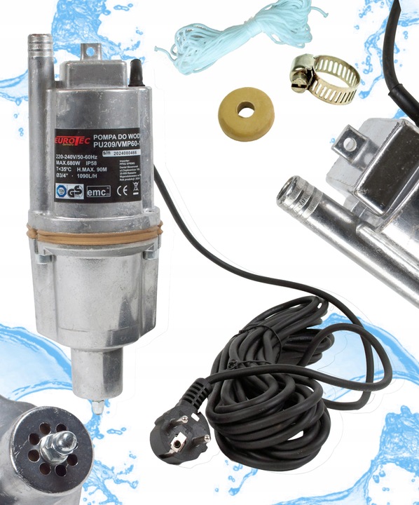 POMPA GŁĘBINOWA DOLNOSSĄCA MEMBRANOWA DO STUDNI NUREK