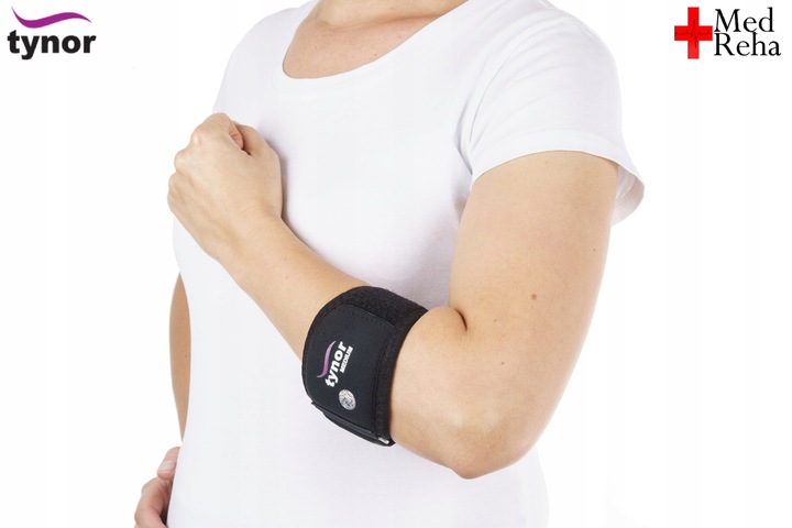 STABILIZATOR NA ŁOKIEĆ TENISISTY GOLFISTY OPASKA ELASTYCZNA ŁOKCIA