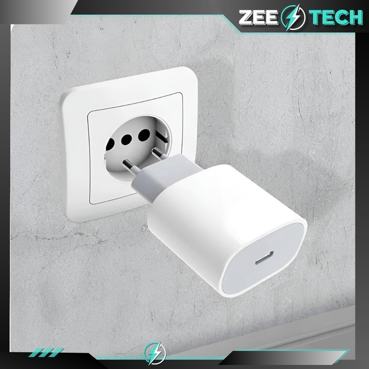 ŁADOWARKA SIECIOWA USB-C DO IPHONE 15 16 PRO MAX PLUS + KABEL USB-C 60W 1m