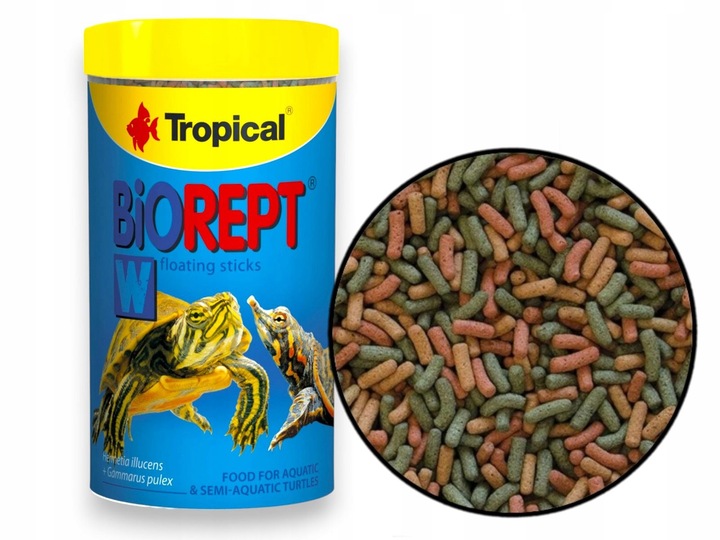 Pokarm dla żółwia wodnego 1L, Biorept karma dla żółwi wodnych Tropical