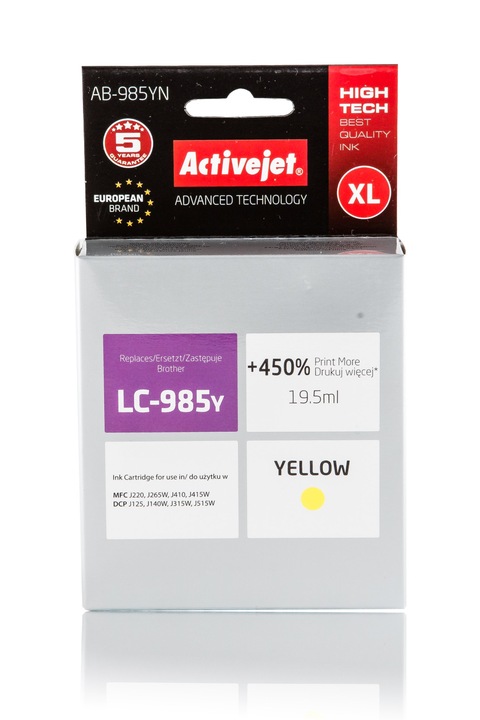 ACTIVEJET LC985 DCP-i125 DCPJ125 J315W J515W J140W
