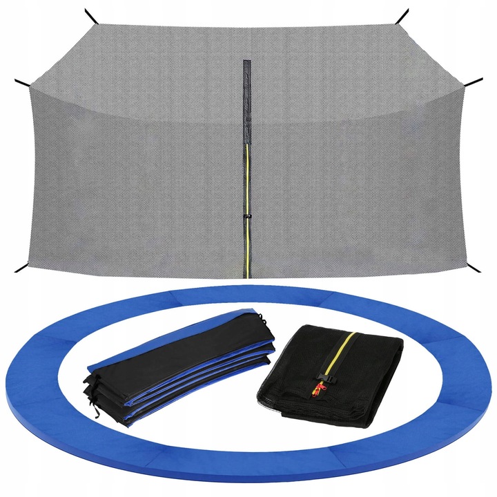 OSŁONA SPRĘŻYN + SIATKA WEWNĘTRZNA 304 - 312cm 10FT AKCESORIA DO TRAMPOLINY