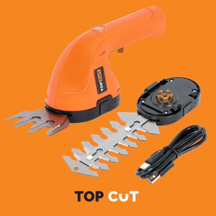 NOŻYCE DO ŻYWOPŁOTÓW KRZEWÓW TRAWNIKÓW AKUMULATOROWE 2W1 1,5AH 3,6V