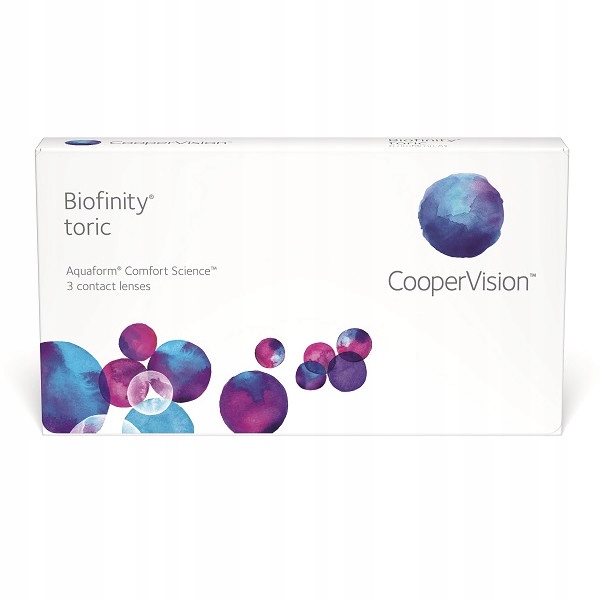 Soczewki Biofinity Toric - 3 sztuki
