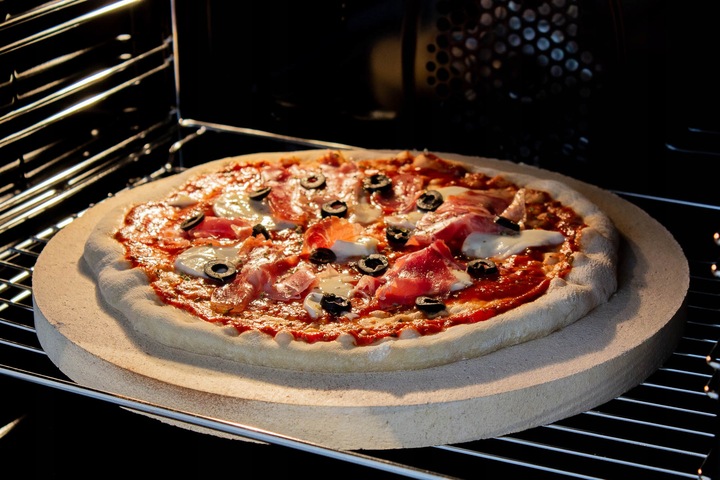 KAMIEŃ SZAMOTOWY DO PIZZY VIAGGIO 35 CM + ŁOPATKA + EBOOK GRATIS!