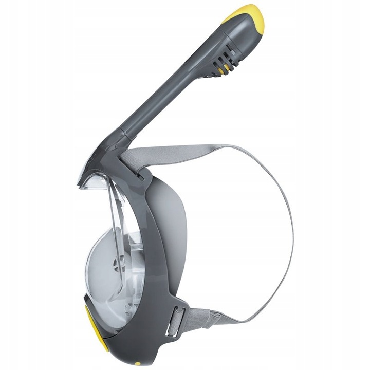 Maska do nurkowania Pełnotwarzowa z rurką fajką Pro5 Okulary od snurkowania