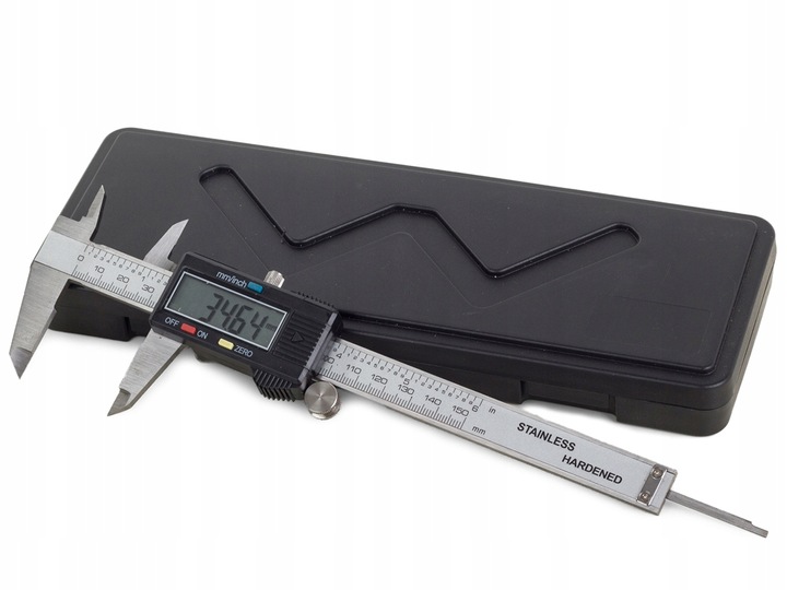 SUWMIARKA ELEKTRONICZNA CYFROWA L150 LCD METALOWA