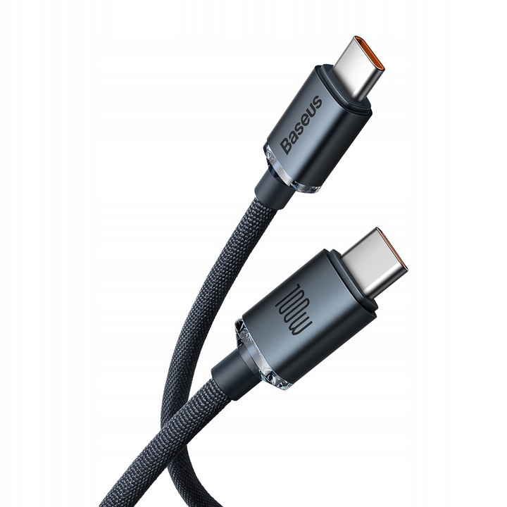 BASEUS MOCNY KABEL USB-C SZYBKIE ŁADOWANIE PRZEWÓD TYP-C PD 100W QC 5A 1.2M