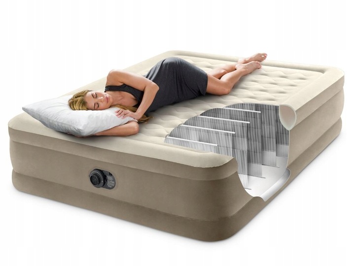 Materac Dmuchany Dwuosobowy Łóżko z Pompką 230V Intex 64428ND MODEL 2024