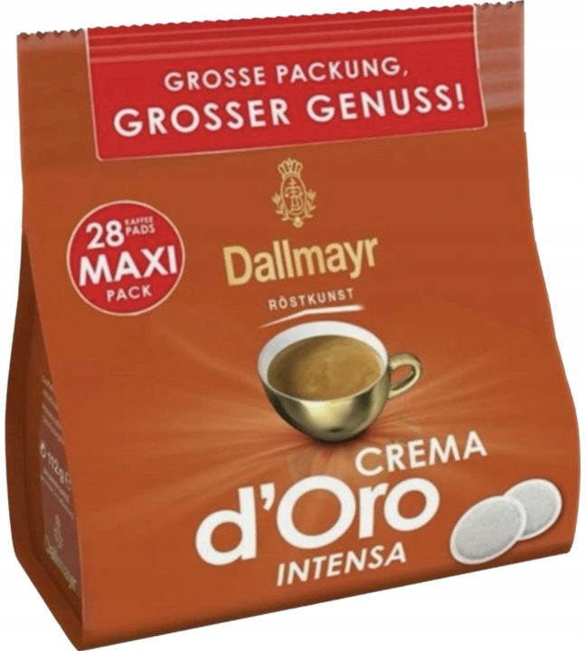 SENSEO Dallmayr CREMA d’Oro intensa PADS Kawa w saszetkach MAXI 28 szt.