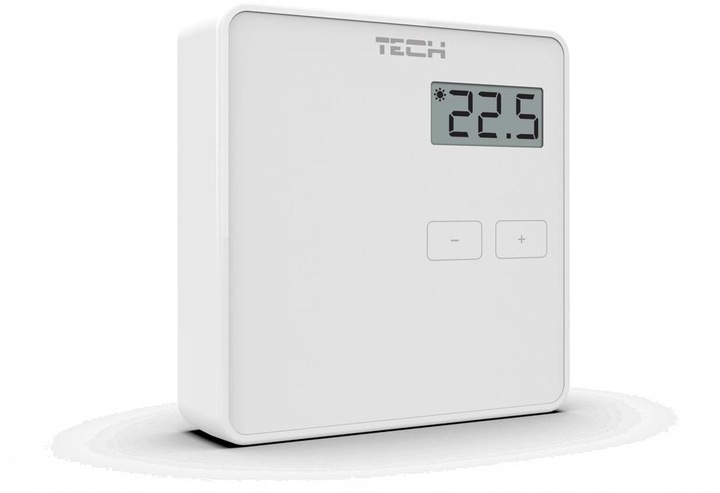 STEROWNIK REGULATOR TERMOSTAT POKOJOWY PRZEWODOWY TECH ST-294 v1 BIAŁY