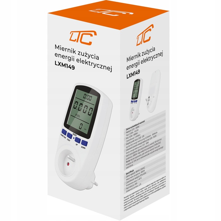 LICZNIK WATOMIERZ POBORU PRĄDU ENERGII MIERNIK