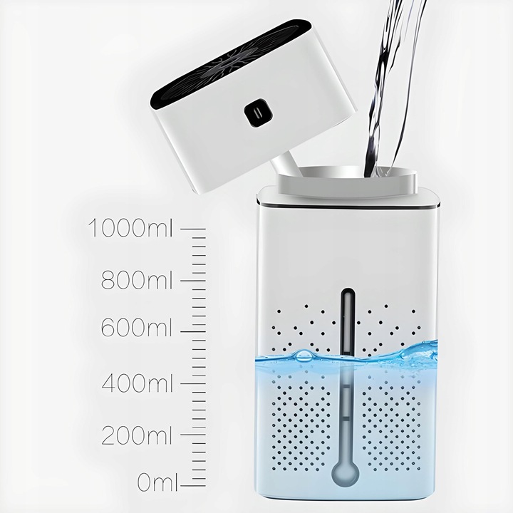 NAWILŻACZ POWIETRZA DYFUZOR ZAPACHOWY AROMATERAPIA 1L LAMPKA LED 3W