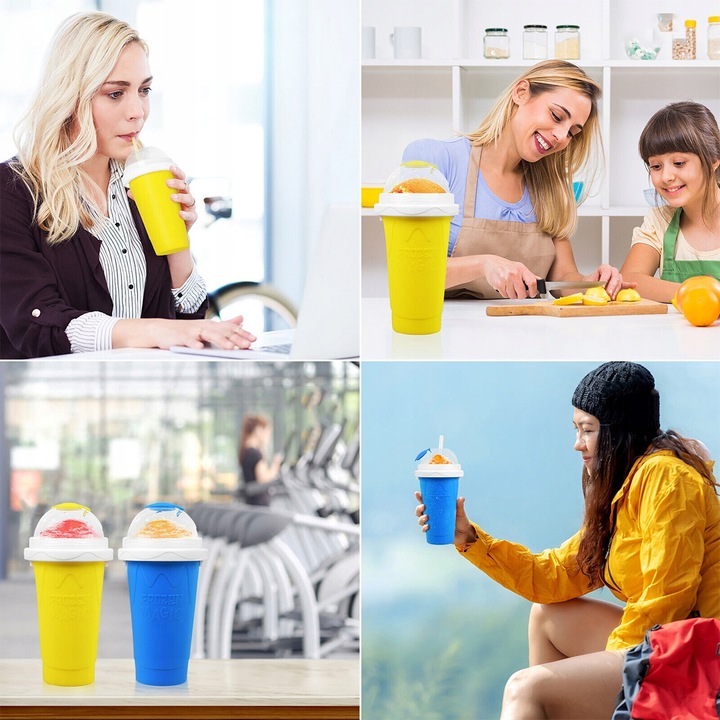 SLUSHY KUBEK DO ROBIENIA LODÓW SORBETÓW SLUSHY GRANITY 330ML