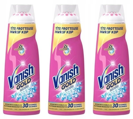 Vanish Oxi Action żel odplamiacz do tkanin ze szczoteczką Power Gel 200 ml