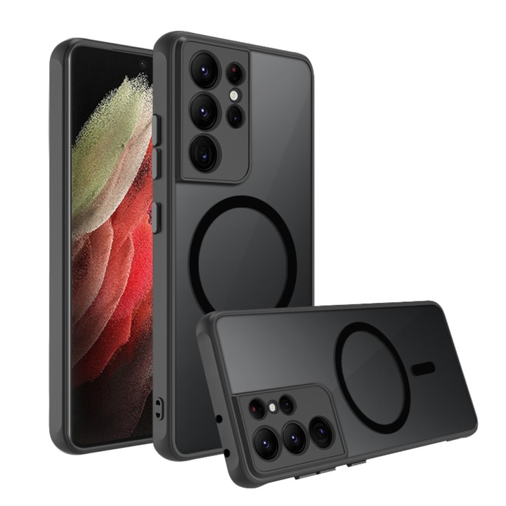 Etui do Samsung Galaxy S21 Ultra, matt case, magnetyczne do Magsafe