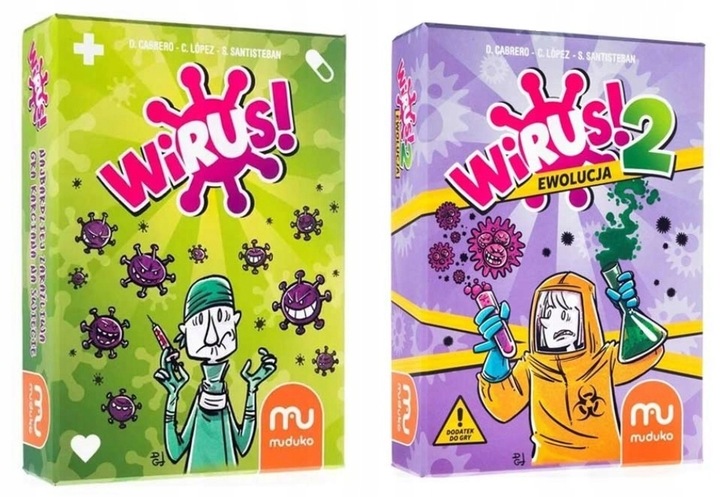 Muduko Gra Wirus + Wirus 2 Ewolucja Zestaw