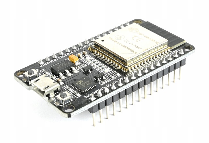 ESP32 30pin, micro-USB, CH9102X, WiFi, Bluetooth. ESP-WROOM-32 DevKitC-v1