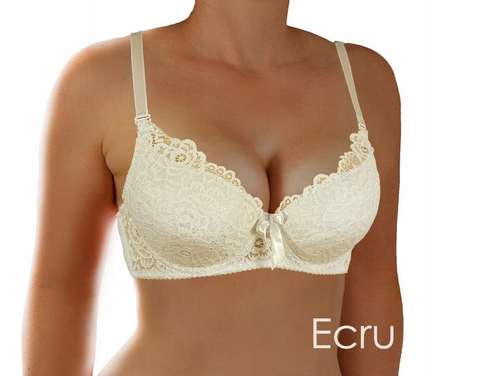 Koronkowa braletka Biustonosz MAX PUSH UP B 75 Kolory
