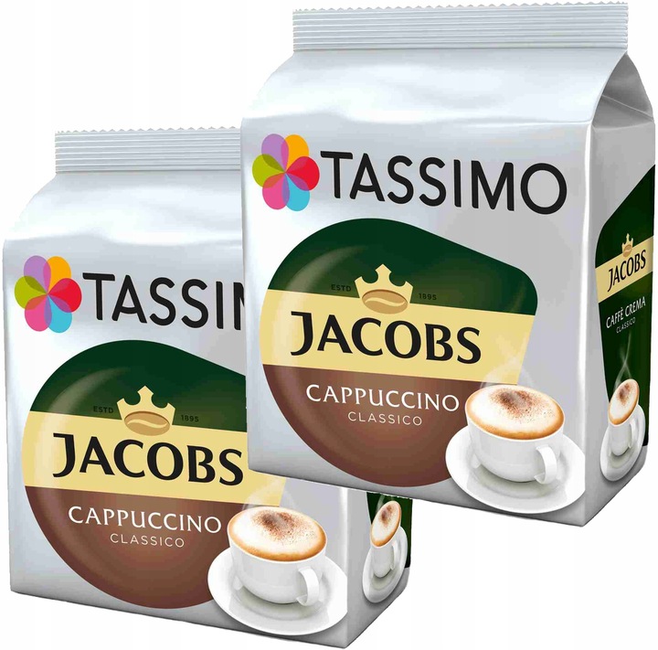 Kapsułki TASSIMO Jacobs Cappuccino Classico 2 x 8