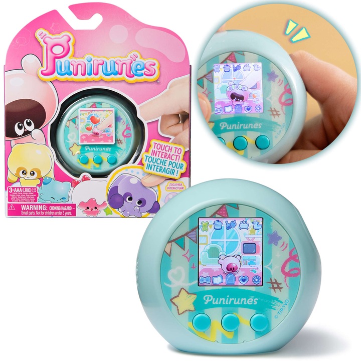 PUNIRUNES ZWIERZĄTKO CYFROWE DO OPIEKI SQUISHY INTERAKTYWNA GRA