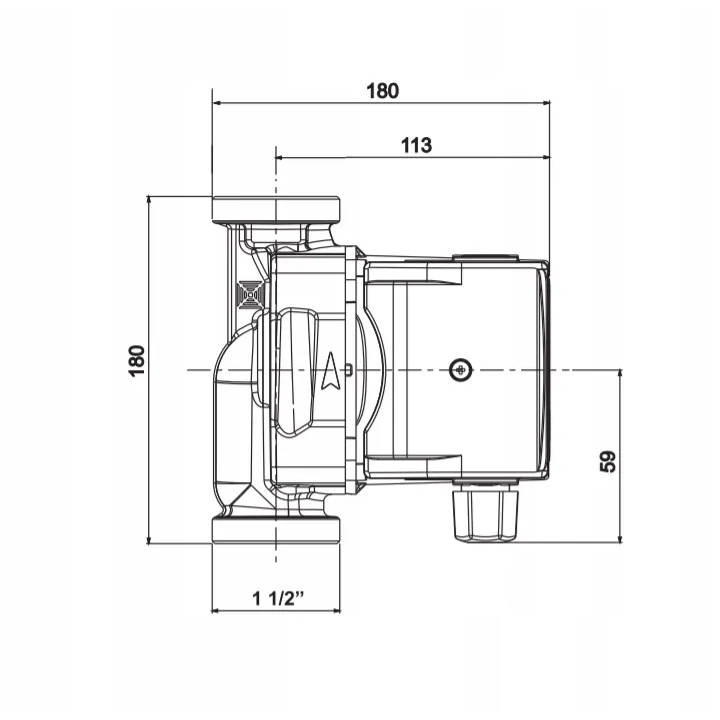 ELEKTRONICZNA POMPA OBIEGOWA C.O. LFP LESZNO POLSKA EPCO 25 / 40-70 180