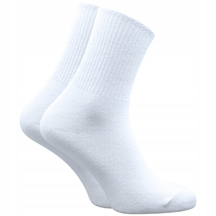 5x SKARPETY BEZUCISKOWE BIAŁE DAMSKIE BAWEŁNIANE 35-38